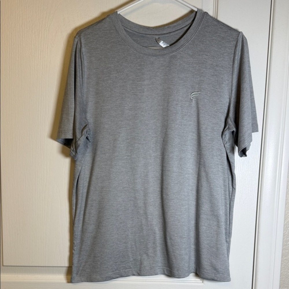 Fabletics Gray Embroidered Chest Logo Size XL EUC #6004